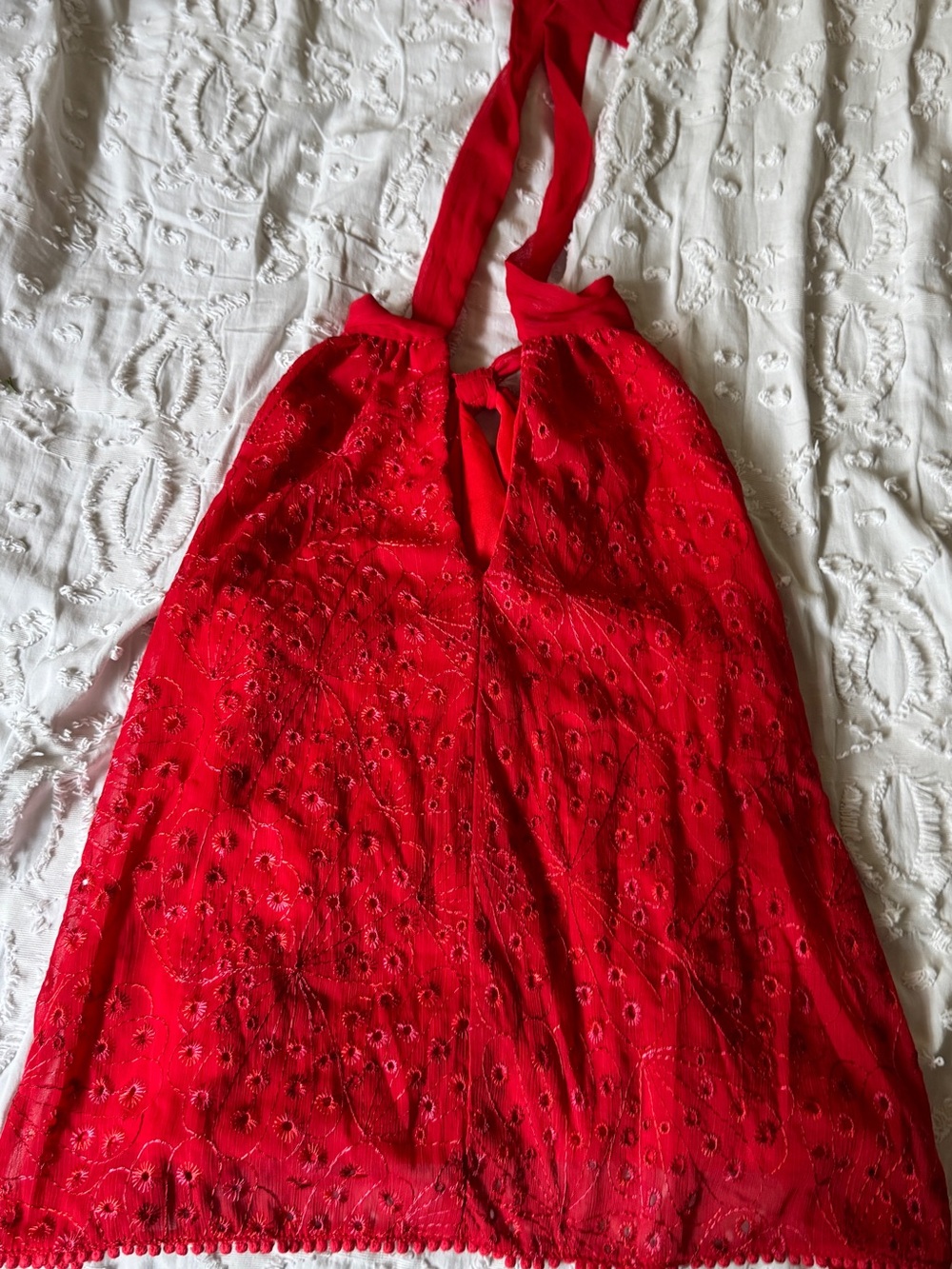 Sofia Vergara Red Halter Top XS